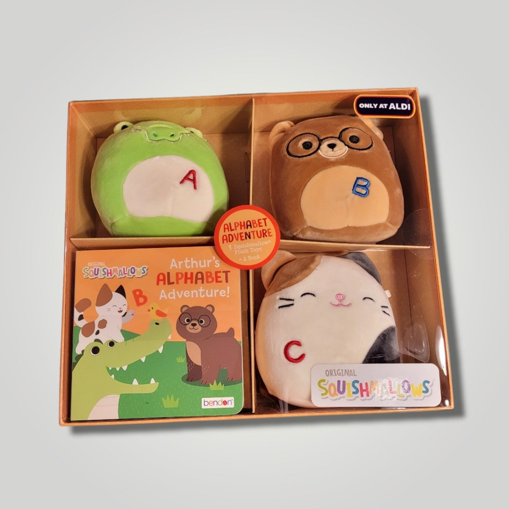 Squishmallow Alphabet Adventure Set